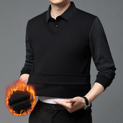 New Fall/Winter Fake Two-Piece Polo Shirts--Buy Two Get Free Shipping