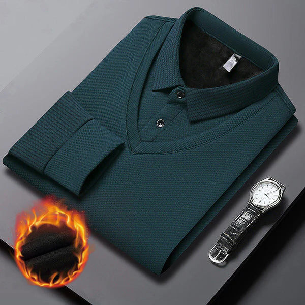 New Fall/Winter Fake Two-Piece Polo Shirts--Buy Two Get Free Shipping