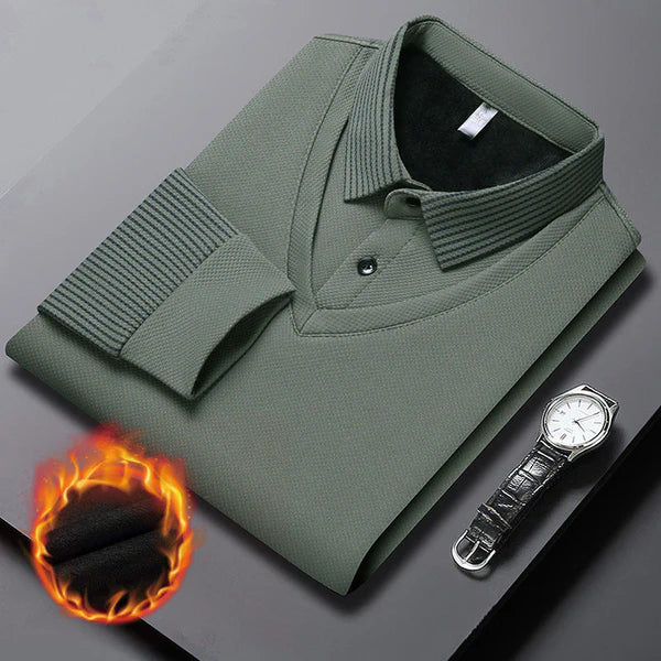 New Fall/Winter Fake Two-Piece Polo Shirts--Buy Two Get Free Shipping